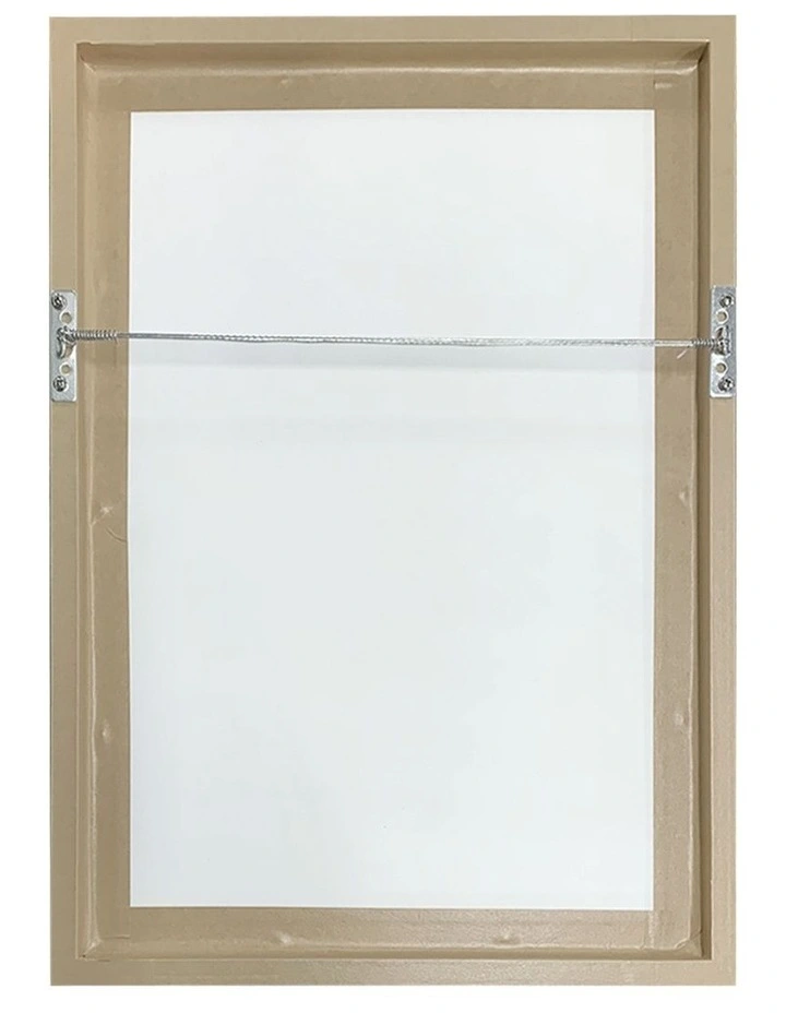 Floral Outline Art Print Frame in White image 4