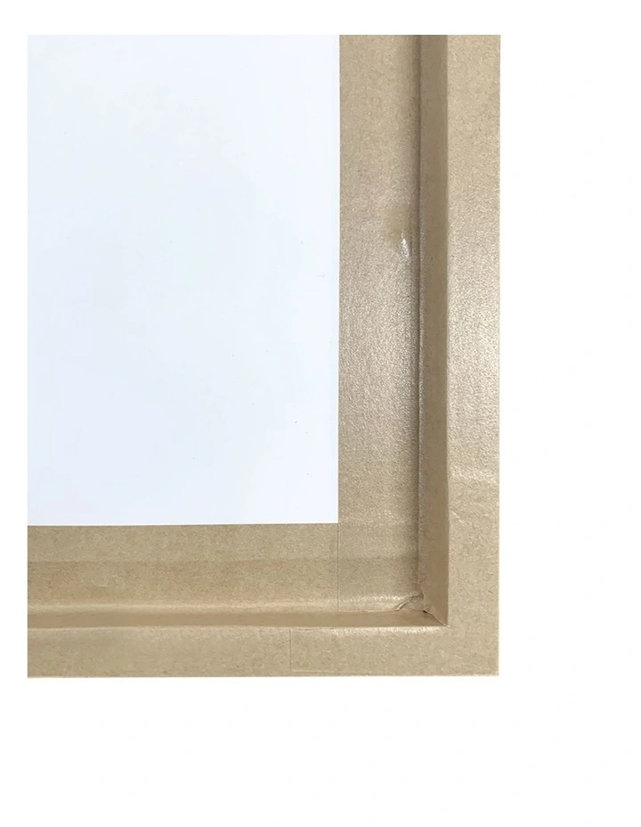 Flower Garden (Monet) Art Print Frame in Natural image 6