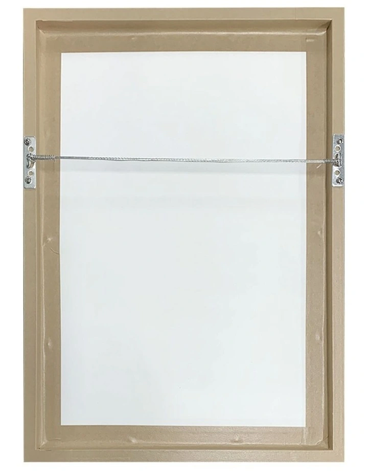 Flowers On Sideboard Art Print Frame in Natural image 4