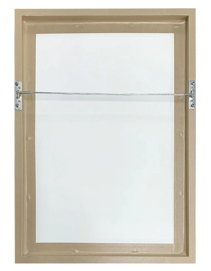 Flowers On Sideboard Art Print Frame in White image 4