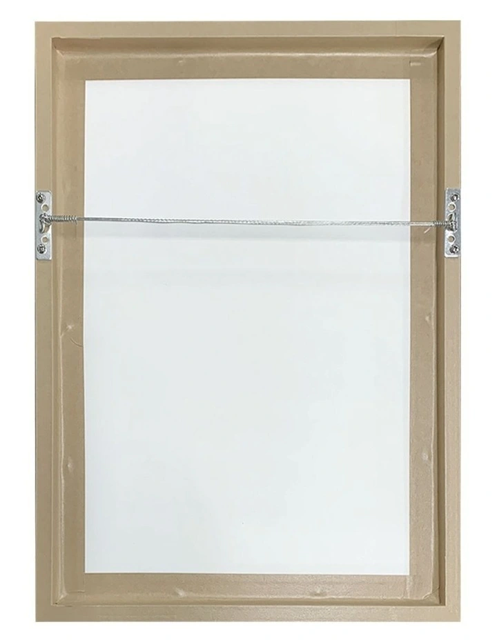 Flowing Lines Art Print Frame in White image 4