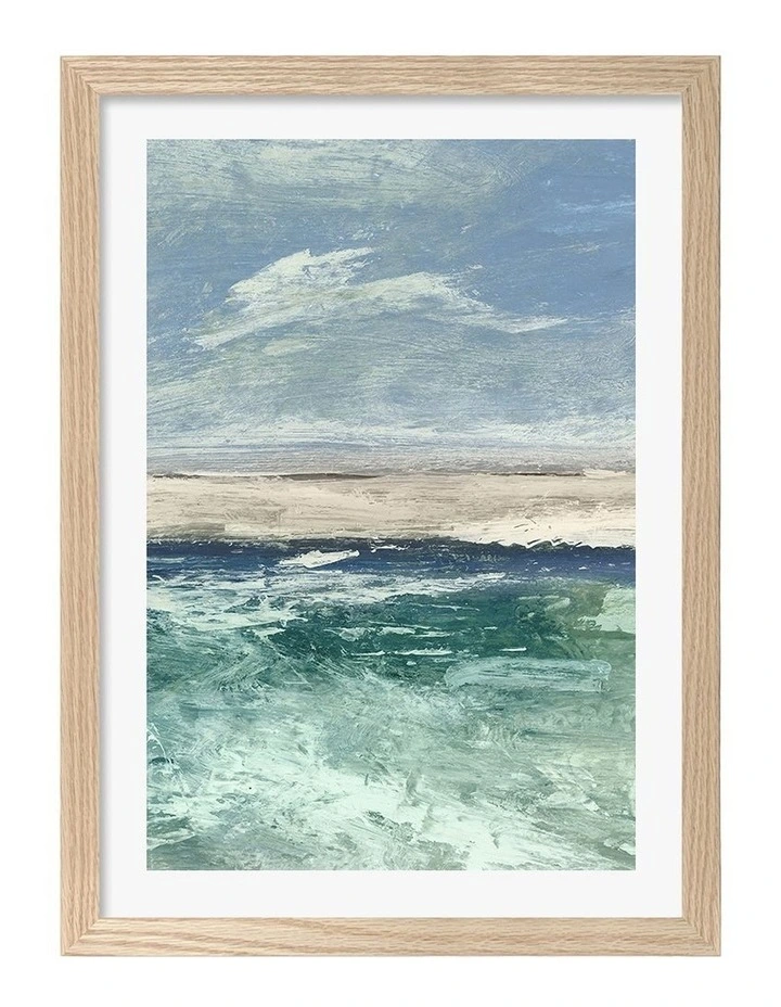 Australian Made Voyage 2 Art Print Frame in Natural image 1