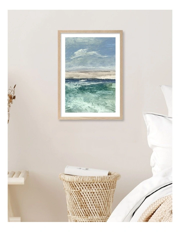 Australian Made Voyage 2 Art Print Frame in Natural image 2
