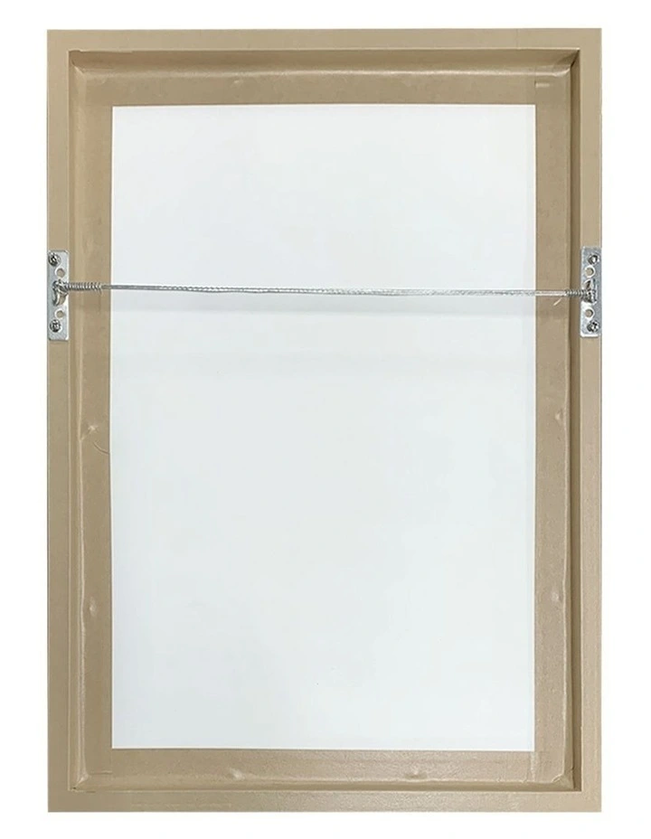 Australian Made Water Lilies 1906 (Monet) Art Print Frame in Natural image 4