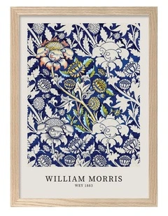 Australian Made Wey Pattern Art Print Natural Frame