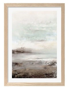 Australian Made Down Tempo 1 Art Print Natural Frame