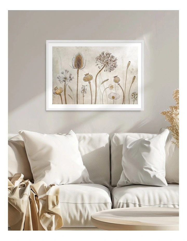 Australian Made Growing Old Art Print White Frame image 2