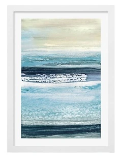 Australian Made Splashed Art Print White Frame