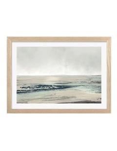 Australian Made Tundra Art Print Natural Frame