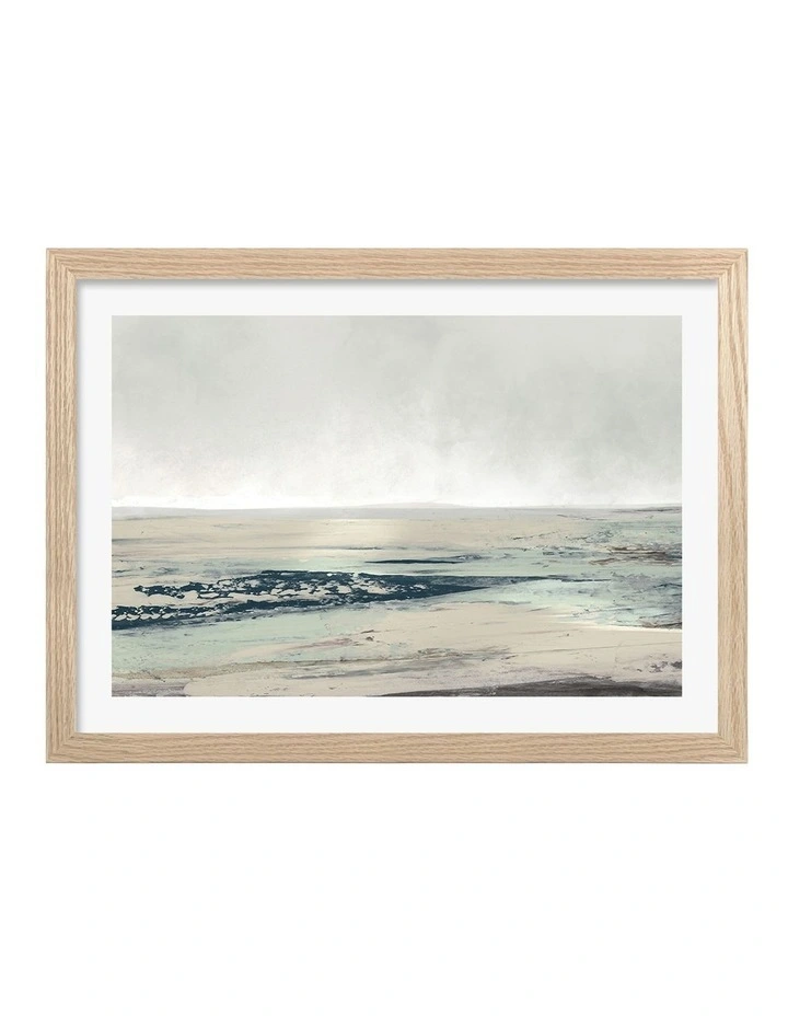 Australian Made Tundra Art Print Natural Frame image 1