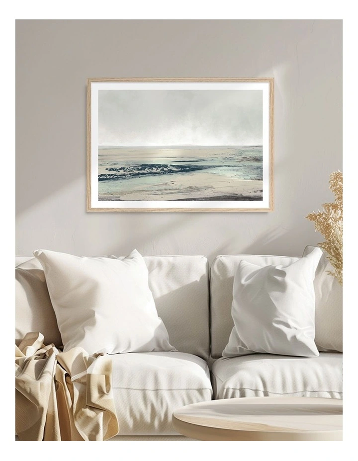 Australian Made Tundra Art Print Natural Frame image 2