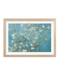 Australian Made Van Gogh Almond Blossom Art Print Natural Frame