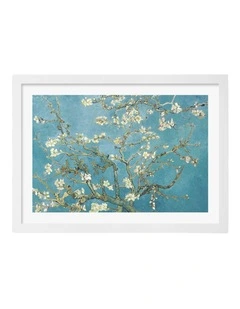 Australian Made Van Gogh Almond Blossom Art Print White Frame
