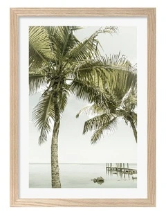 Australian Made Heavenly Place Art Print Natural Frame