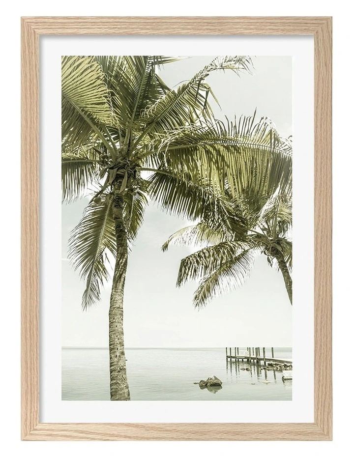 Australian Made Heavenly Place Art Print Natural Frame image 1