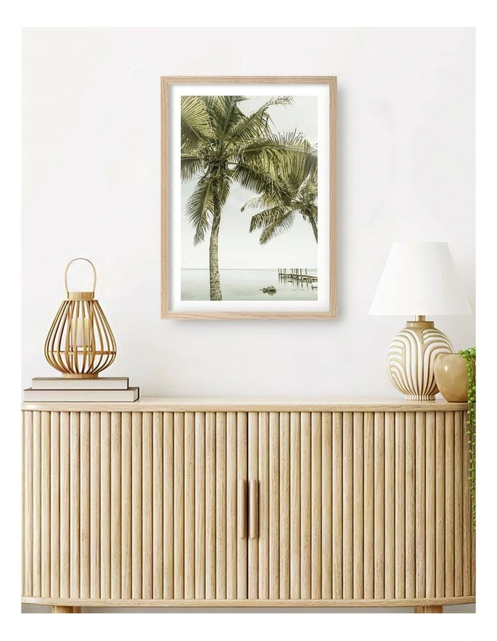 Australian Made Heavenly Place Art Print Natural Frame image 2