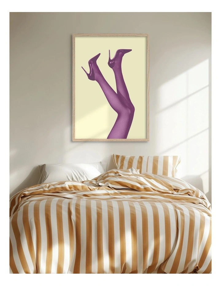 Australian Made Kick Up Your Heels 5 Art Print Natural Frame image 2