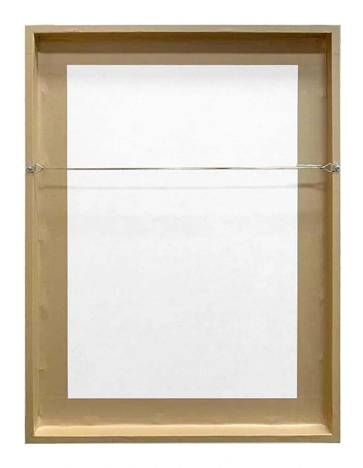 Australian Made Morning Surf Art Print A2 in Natural Frame image 4