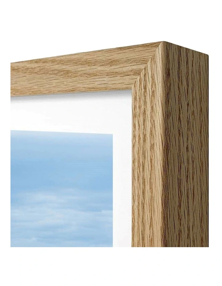 Pampas Grass 1 Art Print A2 Australian Made Frame in Natural image 2