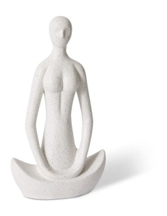 Meditation Sculpture 34cm in White