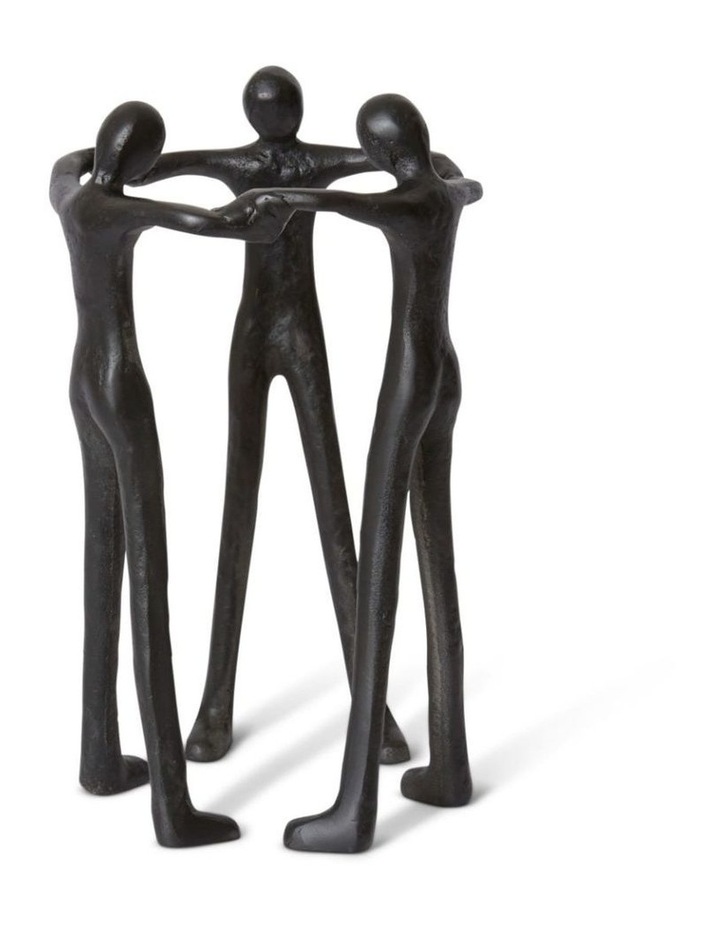 Friendship Sculpture 36cm in Black image 1