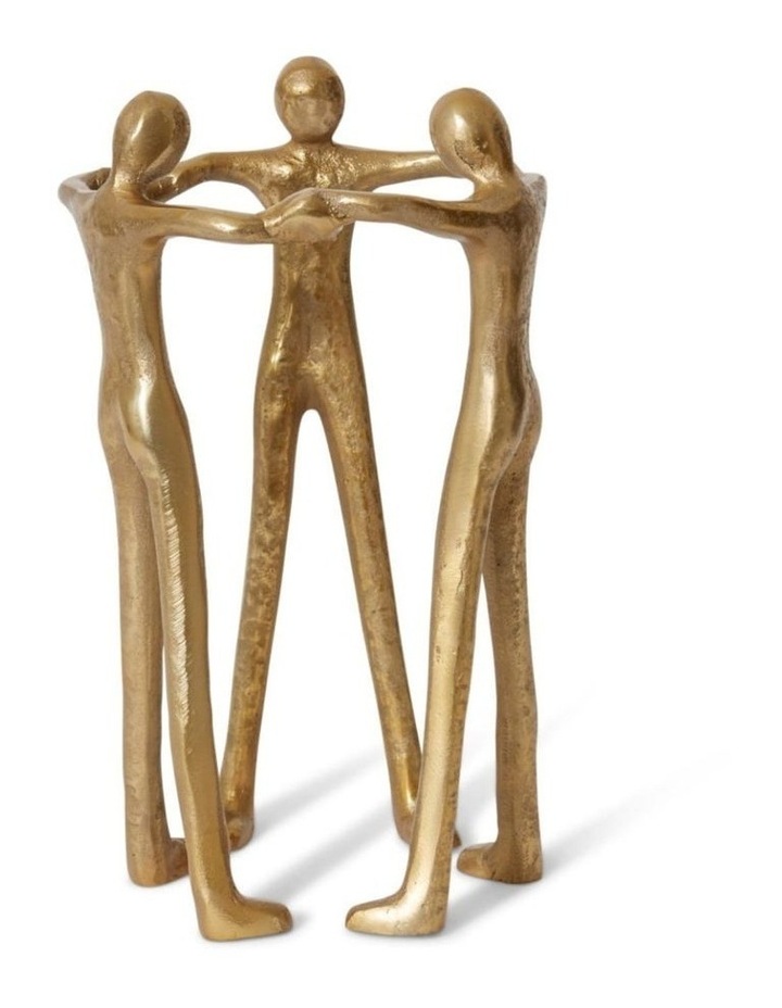 Friendship Sculpture 37cm in Antique Gold image 1