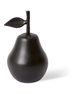 Pear Sculpture 22cm in Black