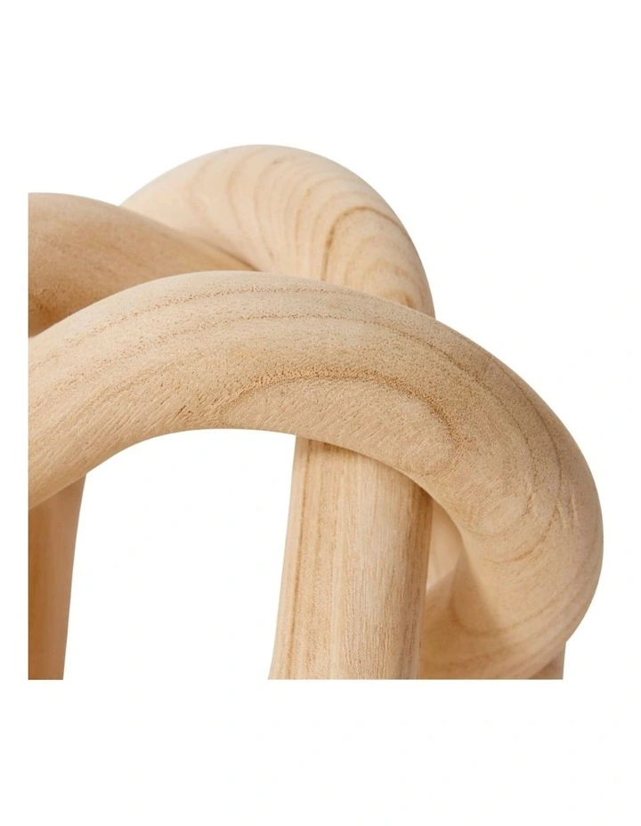 Bayo Wooden Sculpture 20cm in Natural image 2