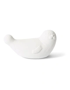 Seal Sculpture Large 12cm in White