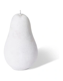 Pear Sculpture 18cm in White