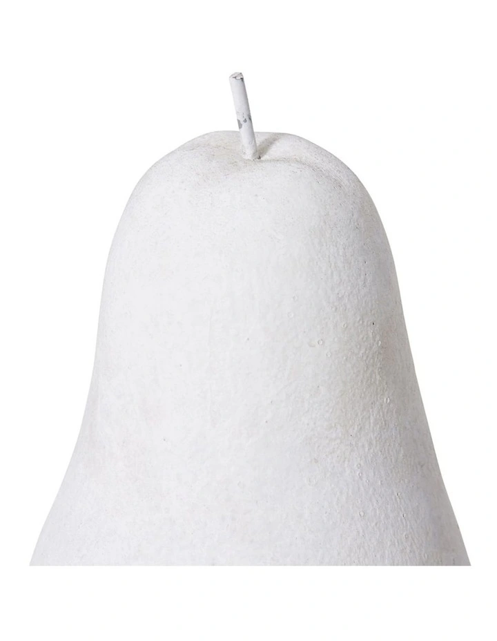 Pear Sculpture 18cm in White image 2