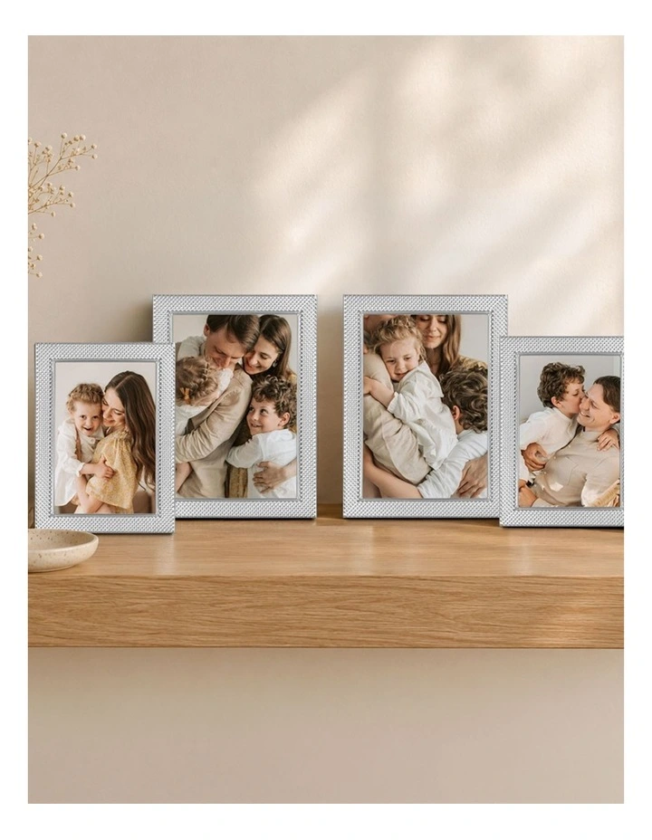 Matrix Metal Photo Frame Mixed Sizes Bundle (4 Pack) in Silver image 2