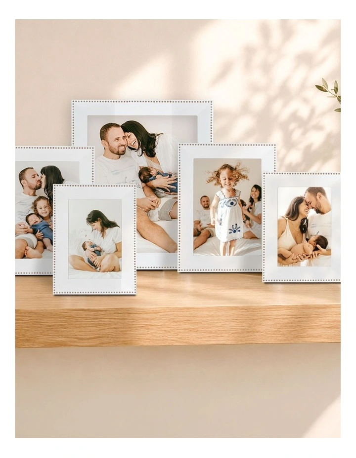 Noble Metal Photo Frame Mixed Sizes Bundle (5 Pack) in White image 2