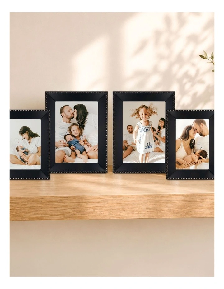 Noble Metal Photo Frame Mixed Sizes Bundle (4 Pack) in Black image 2