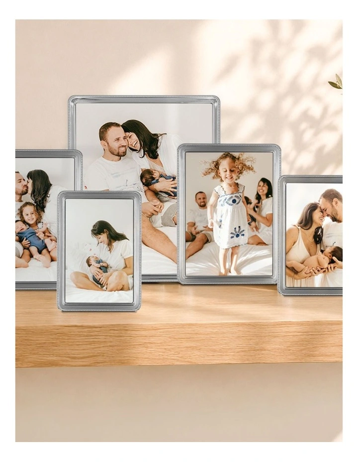 Heirloom Metal Photo Frame Mixed Sizes Bundle (5 Pack) in Silver image 2