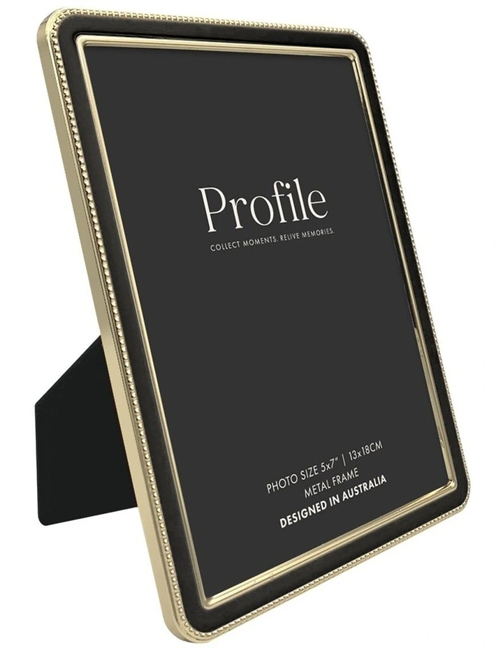 Heirloom Metal Photo Frame Mixed Sizes Bundle (5 Pack) in Black/Gold image 3