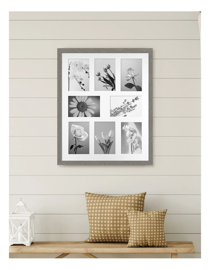 Australian Made Photo Frame 16x20/4x6 (8) in Silver Ash image 2