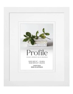 Australian Made Timber Photo Frame 8x10"/5x7" in White