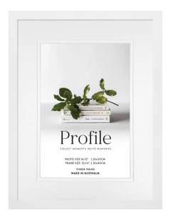 Australian Made Timber Photo Frame 12x16"/8x12" in White
