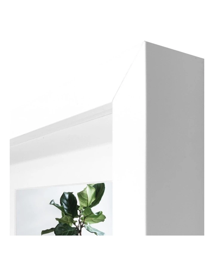 Australian Made Shadow Box Photo Frame 10x10"/5x5" in White image 2