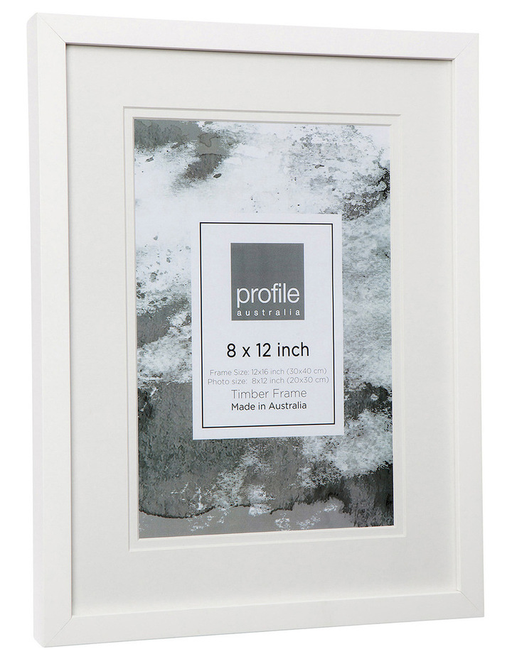 Profile Deluxe Photo Frame 8x12 White