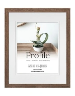 Australia Made Timber Photo Frame Deluxe 11x14/8x10 in Chestnut