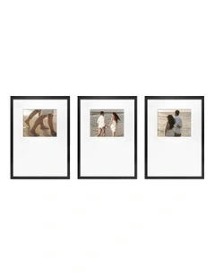 Australian Made Gallery Wall Set K (3 Frames) in Black