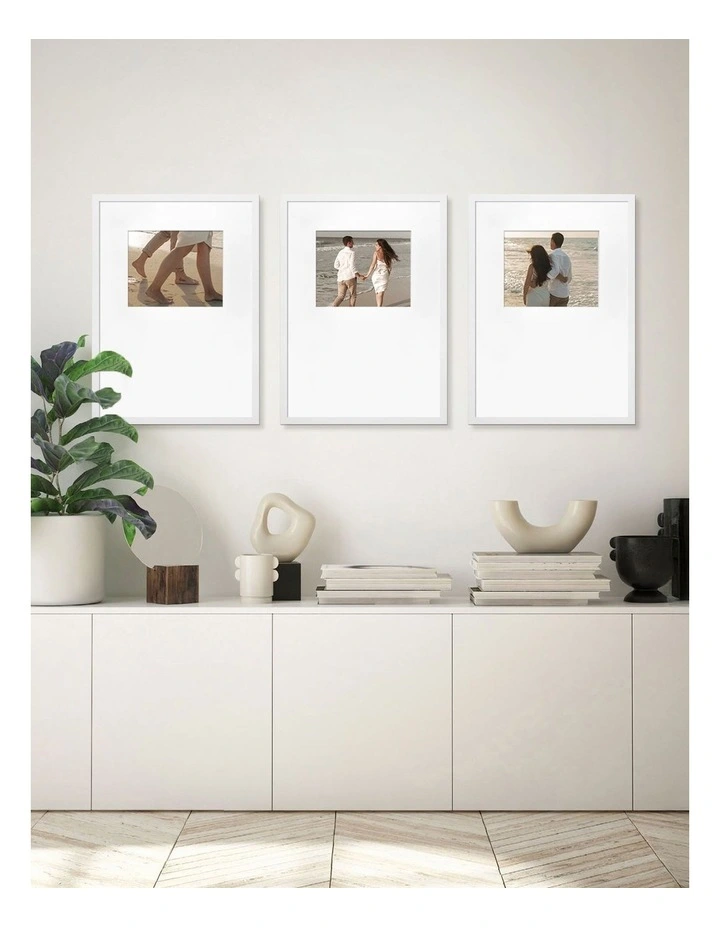 Australian Made Gallery Wall Set K (3 Frames) in White image 2