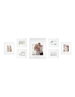 Australian Made Gallery Wall Set M (7 Frames) in White