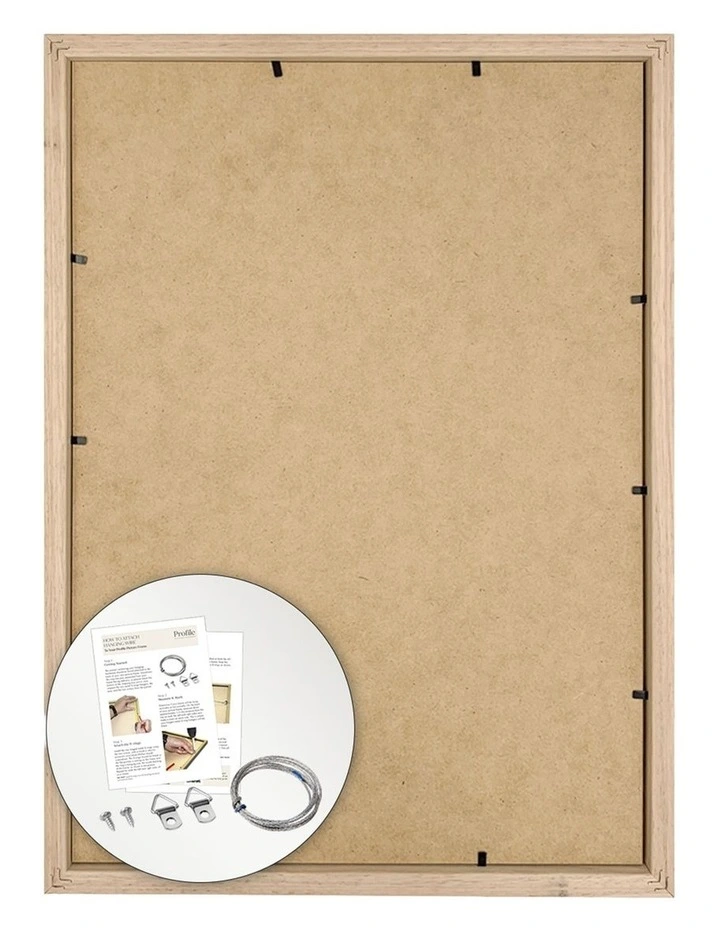 Australian Made Timber Certificate Photo Frame A3/A4 (3 Pack) in Natural Oak image 5
