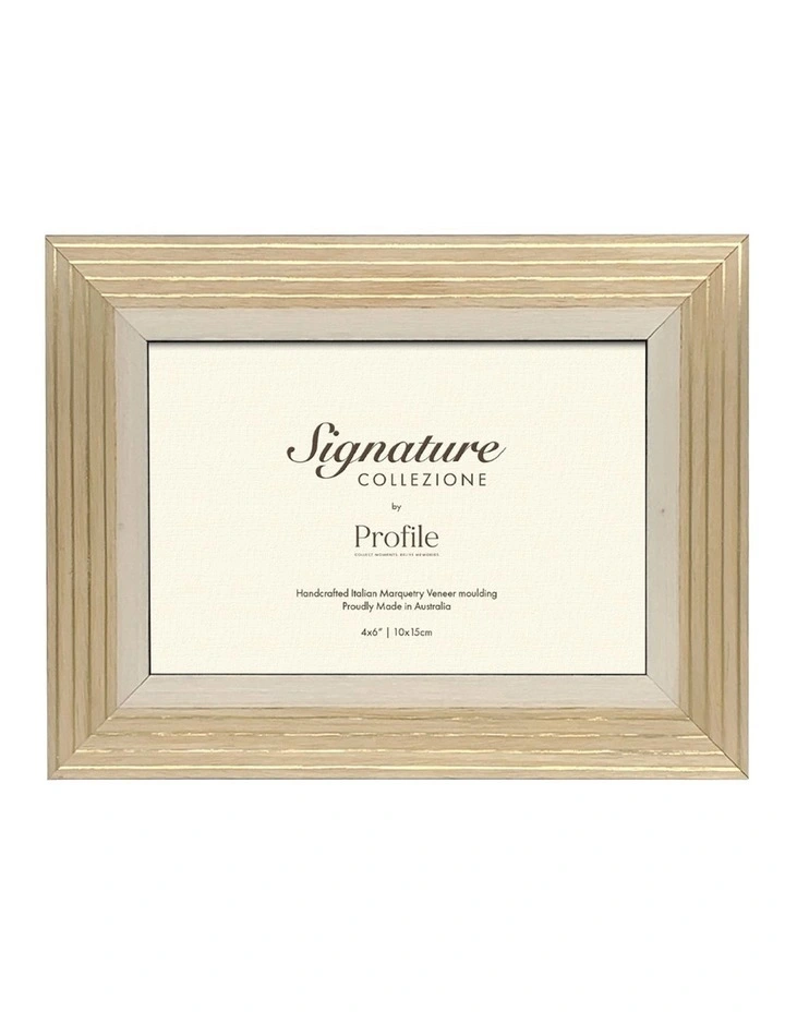 Piacenza Signature Italian Veneer Timber Photo Frame 4x6in image 1