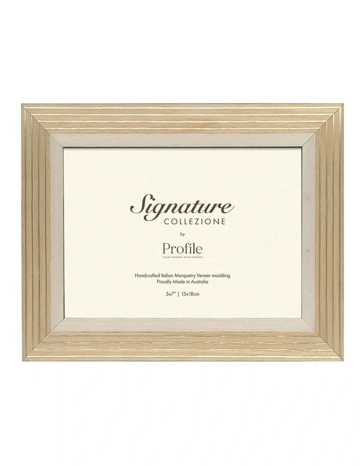 Piacenza Signature Italian Veneer Timber Photo Frame 5x7in image 1