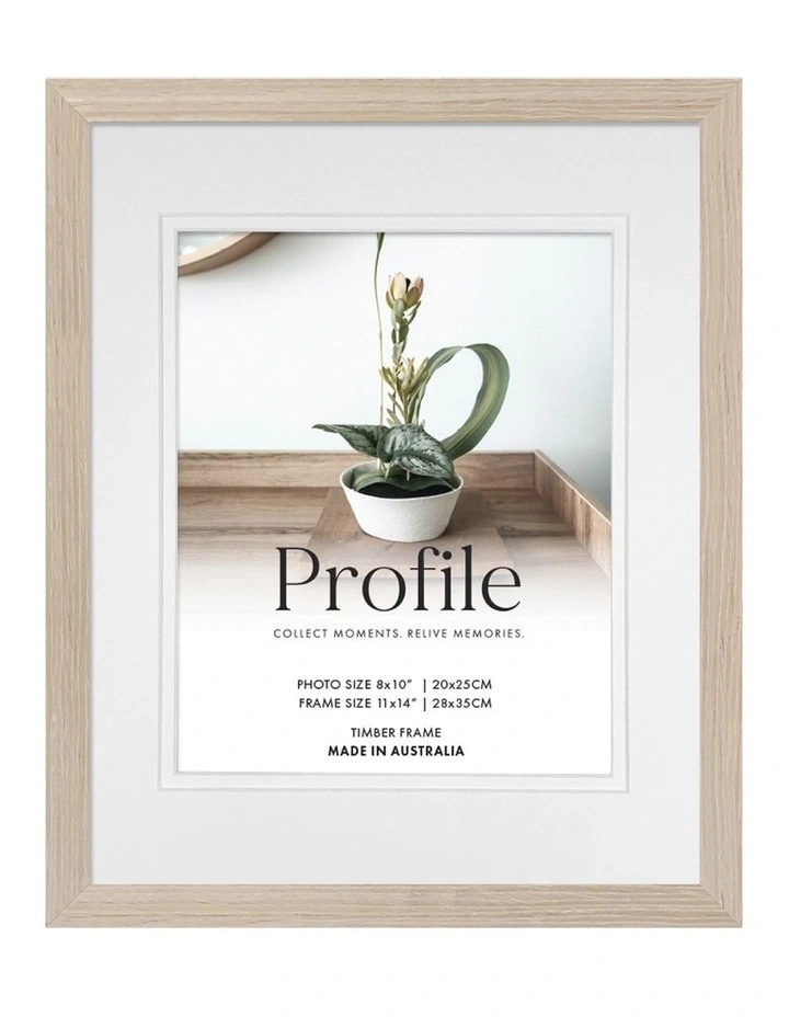 Australia Made Timber Photo Frame 11x14 Inch/8x10 Inch in Polar Birch image 1