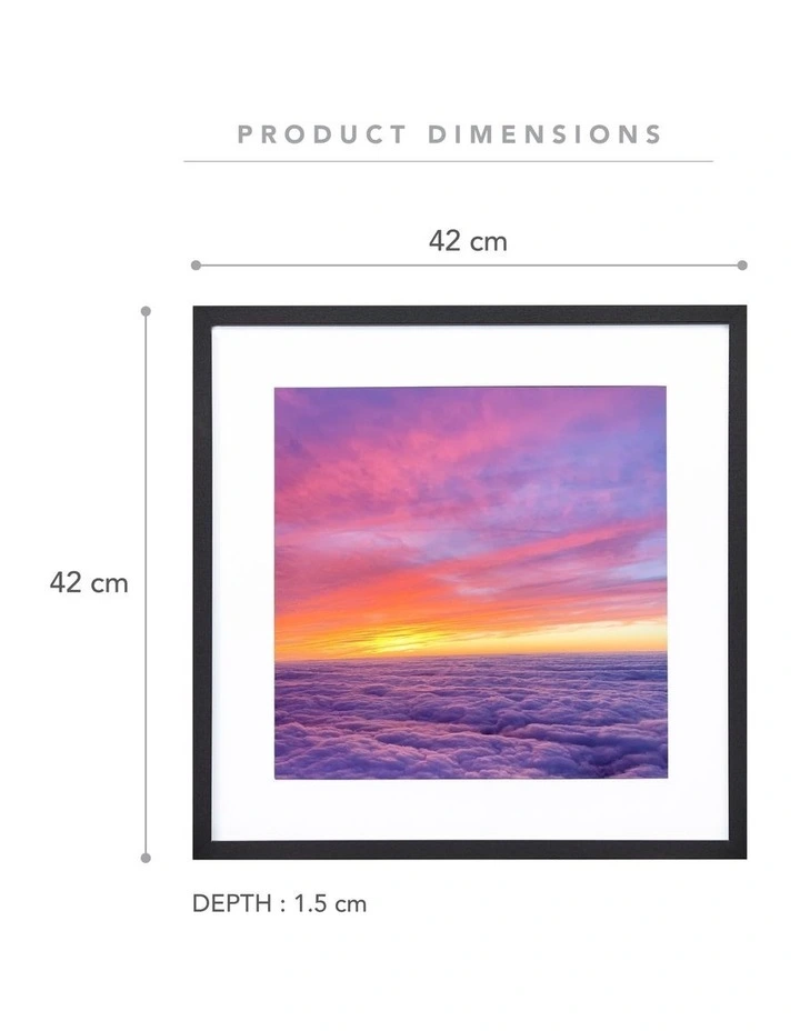 Instant Gallery Wall 6 Piece Frame Set in Black image 3